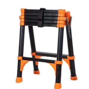 1.7m + 1.7m (3.4m) Double Telescopic Steel Ladder (4+4 Step)