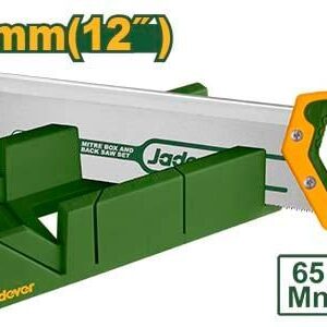 12" Jadever Mitre box and back saw set - 300mm