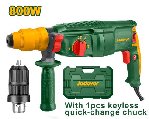 800w Jadever double chuck rotary hammer