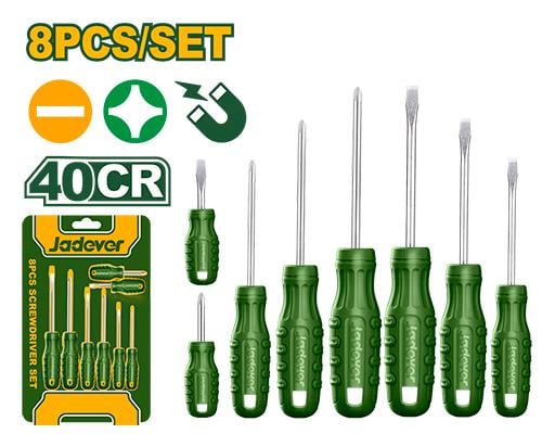 8 PCS Jadever screwdriver set