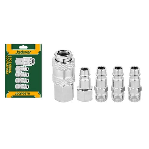 Jadever 5 Pcs Quick Coupler Set (JDQP3670)