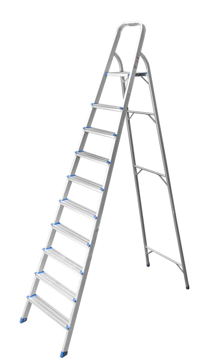NSL10 (10 Step) Nyumba Step Aluminium Ladder