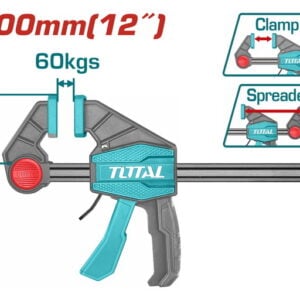 Total Quick Bar Clamp 300mm, 12" (THT1340602)