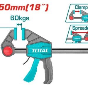 Total Quick Bar Clamp 450mm, 18" (THT1340603)