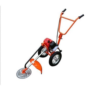 Wheeled brush cutter 52cc 2 stroke brush cutter with tiller attachment bush cutting machine