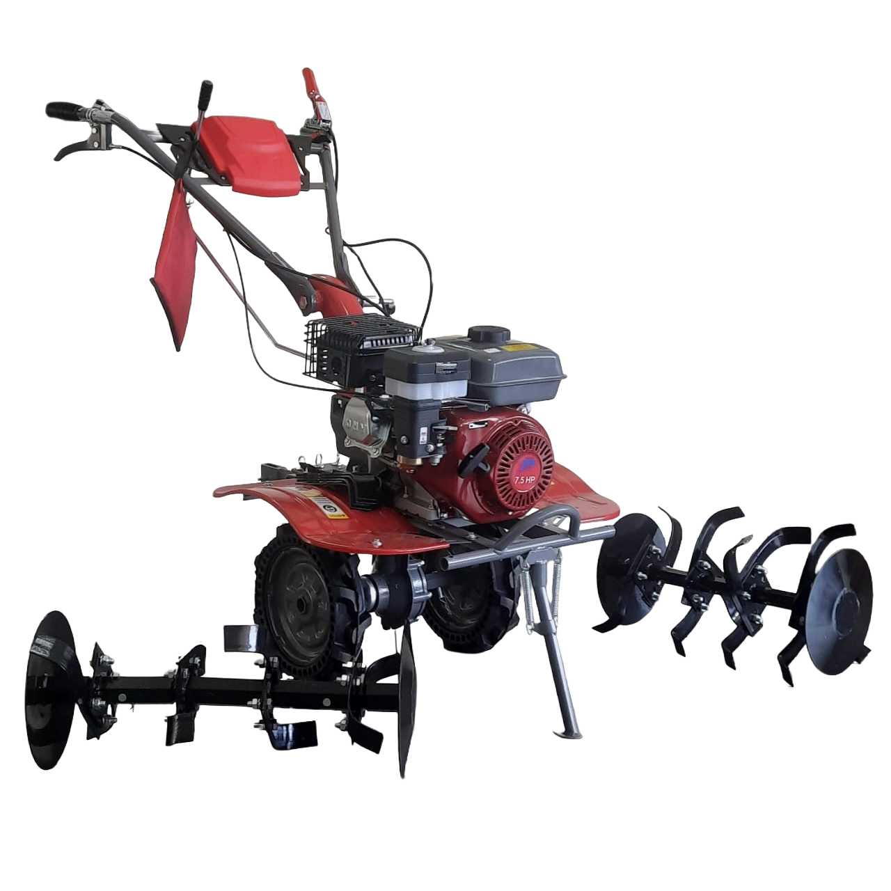 JIADI petrol tiller with two tillers