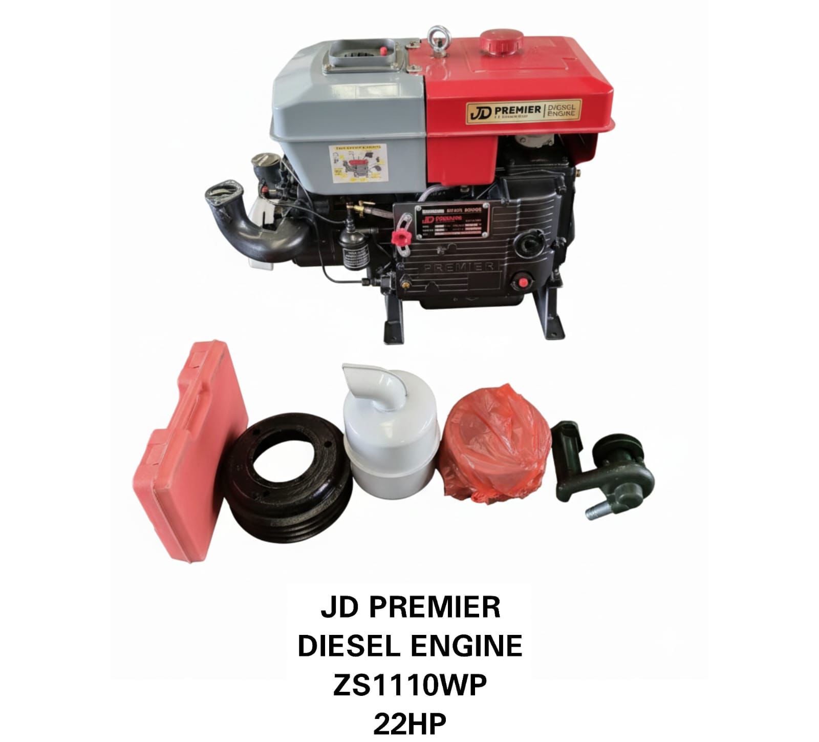 22HP JD Premier ZS1110WP Water-Cooled Diesel Engine