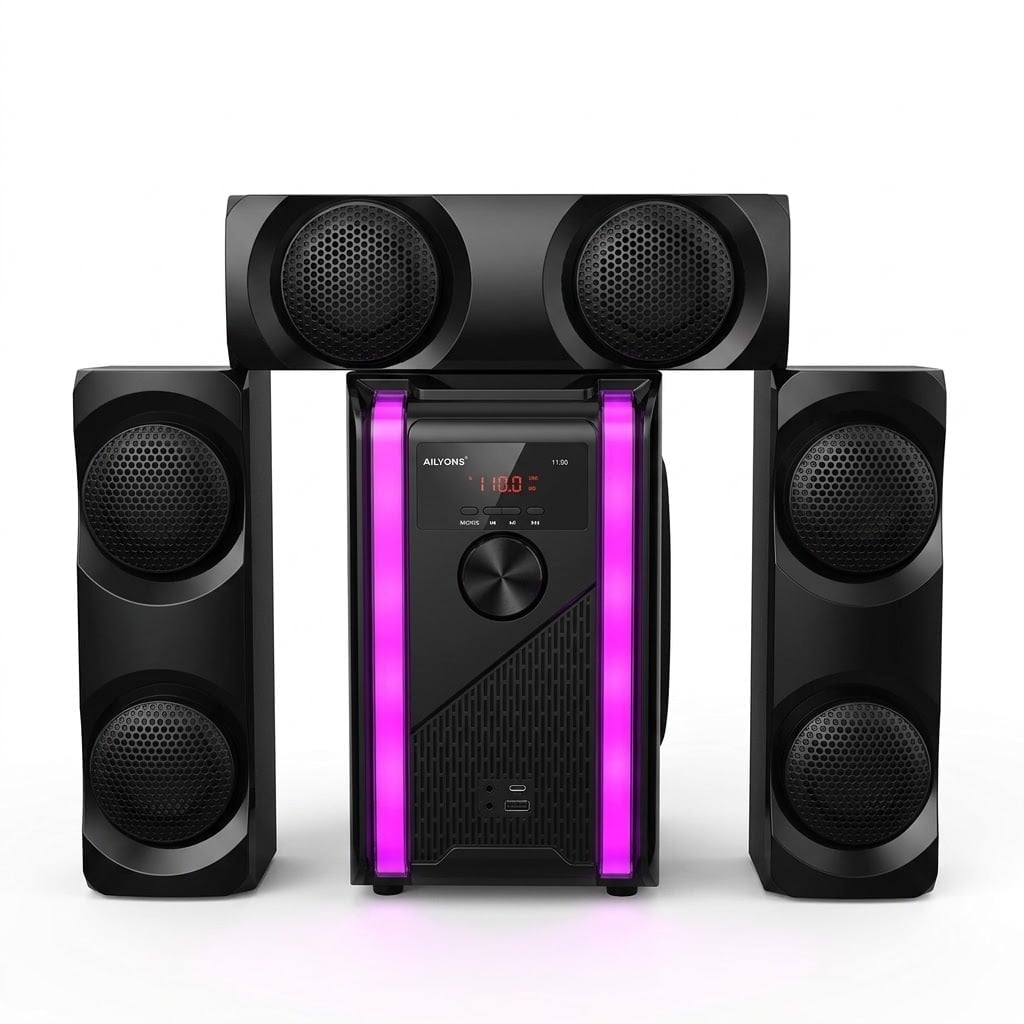 Solarmax SP-663 3.1 Channel Multimedia Speaker System