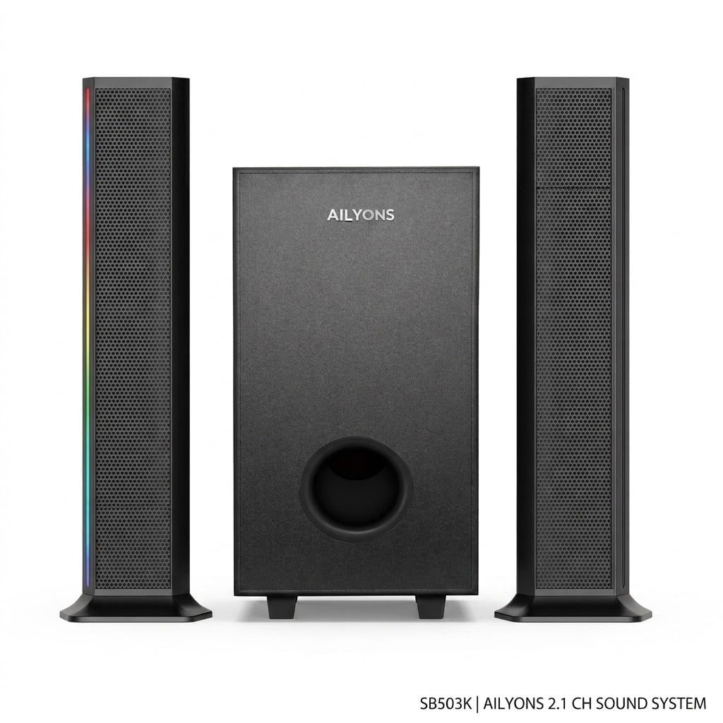 AILYONS SB503K 2.1 Multimedia Speaker System