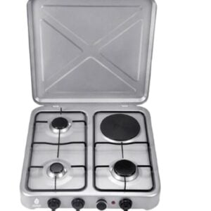 Nunix LT04-02 Table Top 3 Gas + 1 Electric Burner Stove