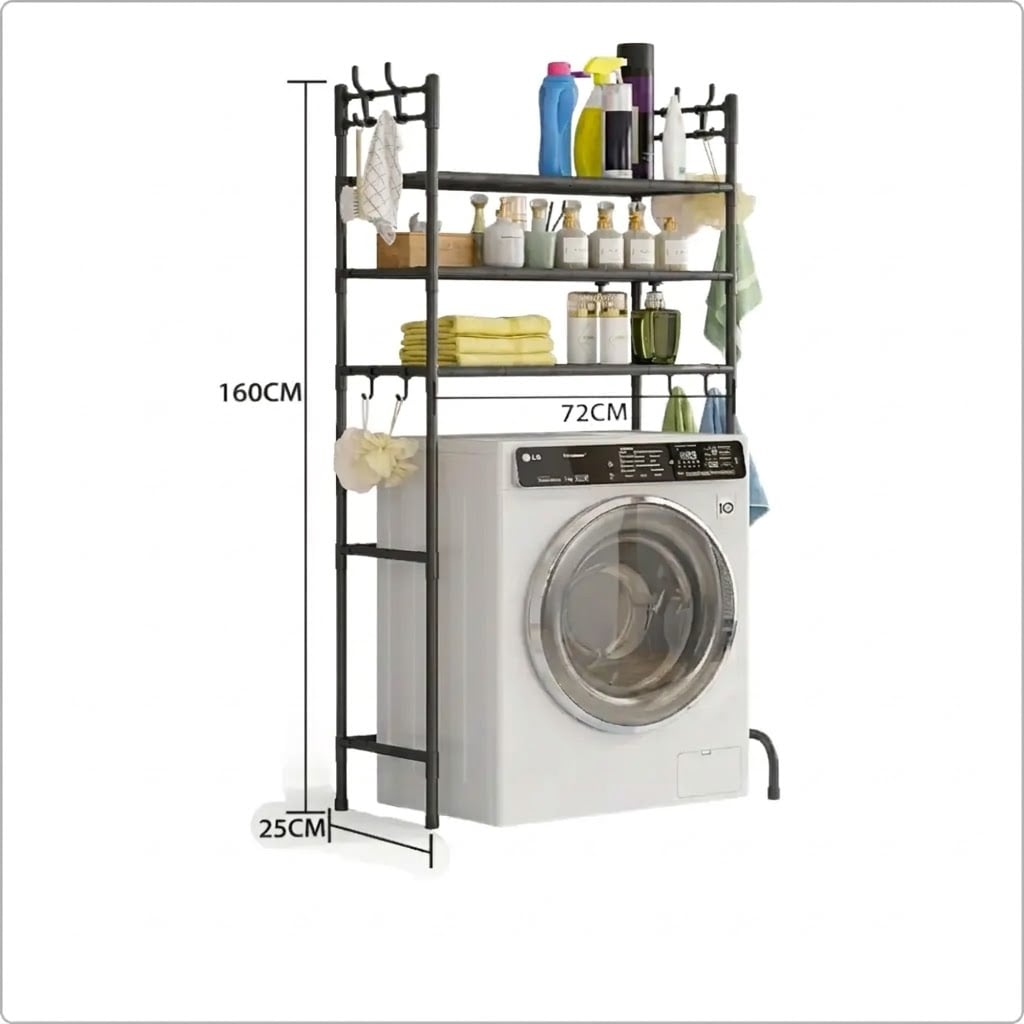 Nunix YH6609A-3 Executive Washing Machine Organizer Rack