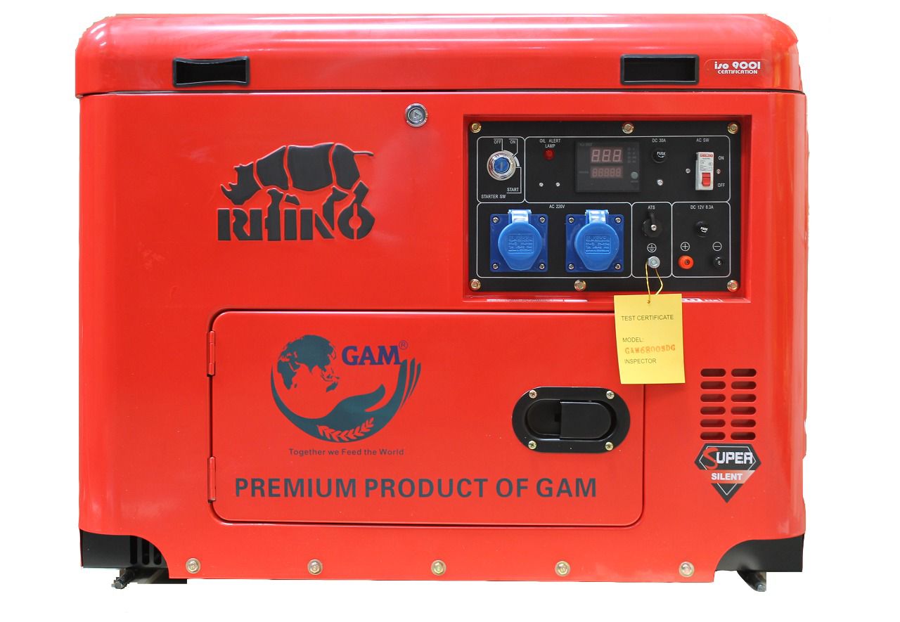 Rhino Silent Diesel Generator 10kva