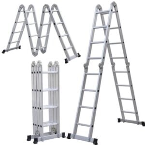 4 by 4 Aluminum Foldable Ladder